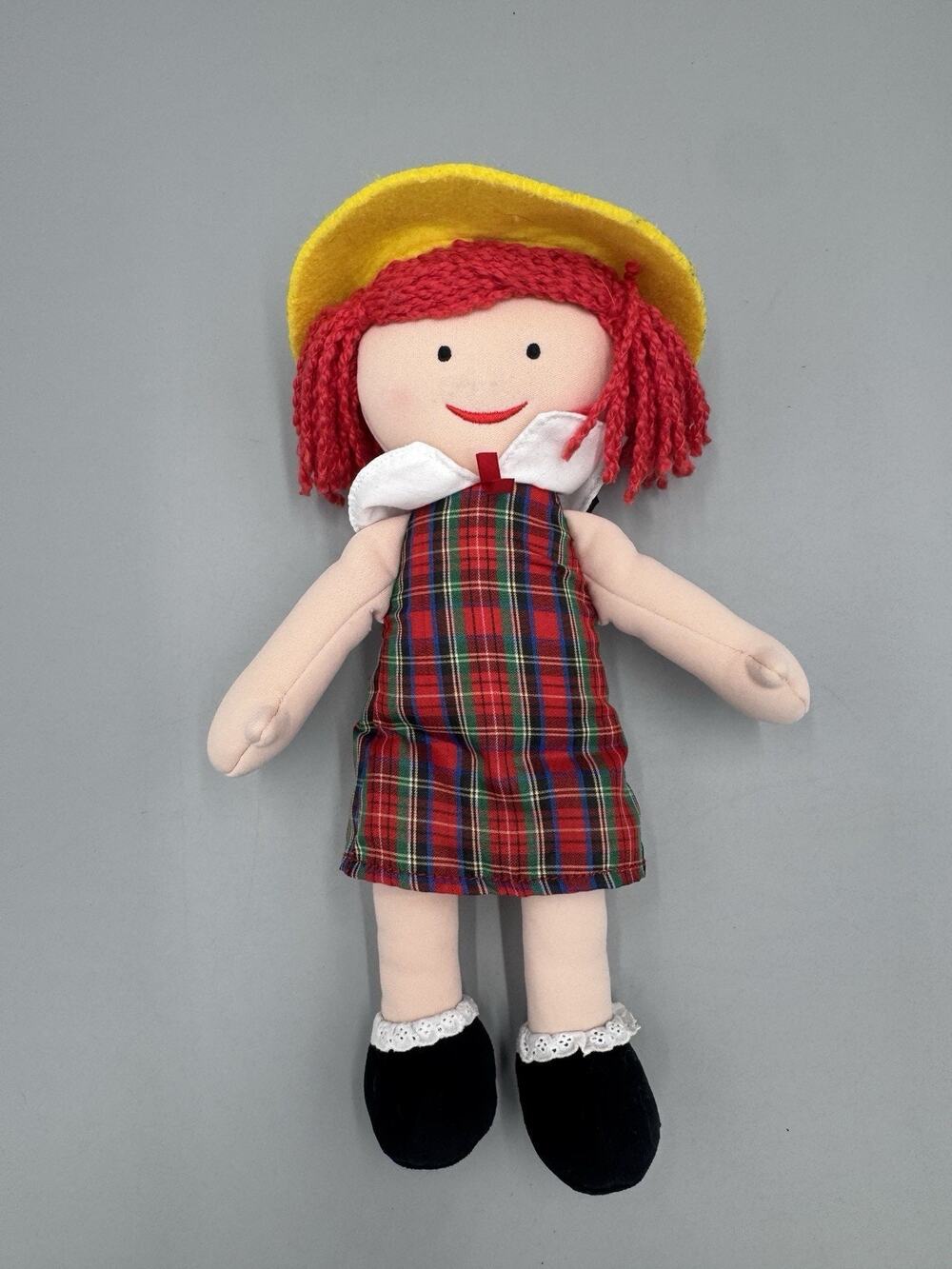 Kids Preferred Madeline in Plaid Dress Cloth Doll Plush 10” Stuffed Toy